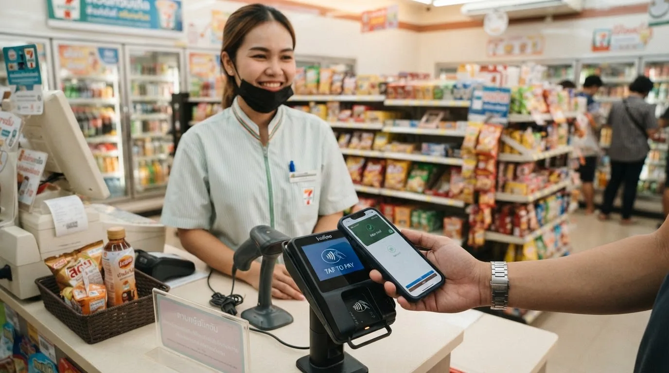Оплата телефоном в 7-Eleven — Apple Pay работает с картой иностранного банка