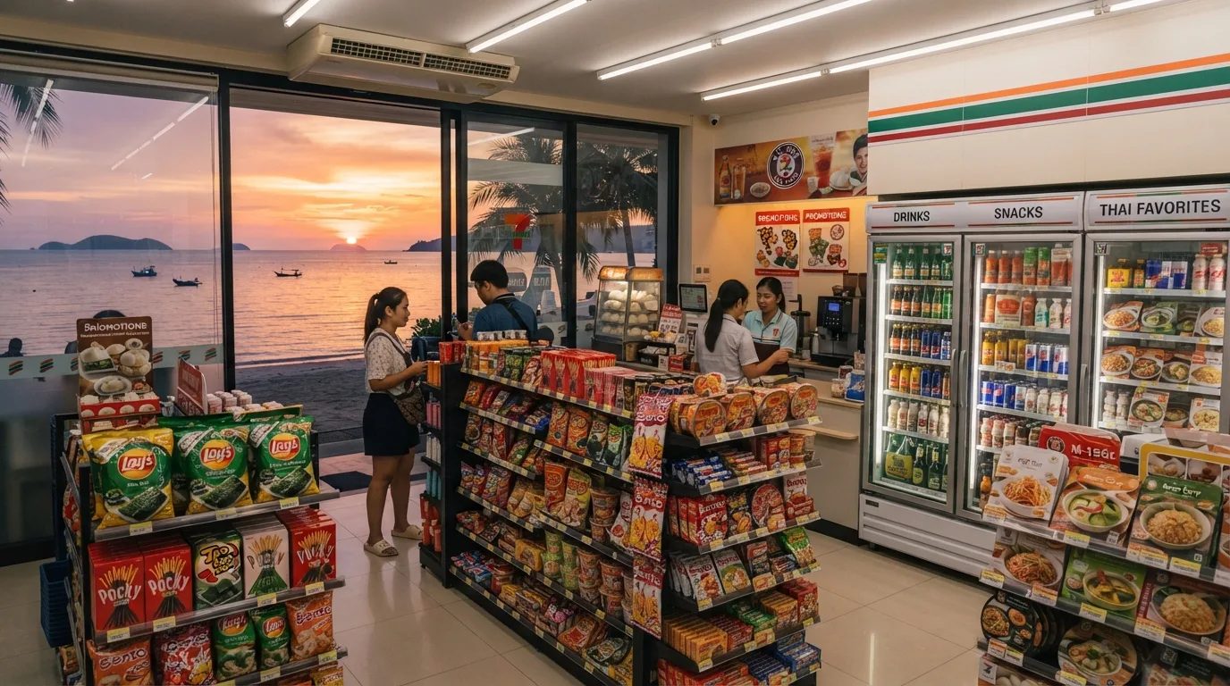 Что продается в тайском 7-Eleven