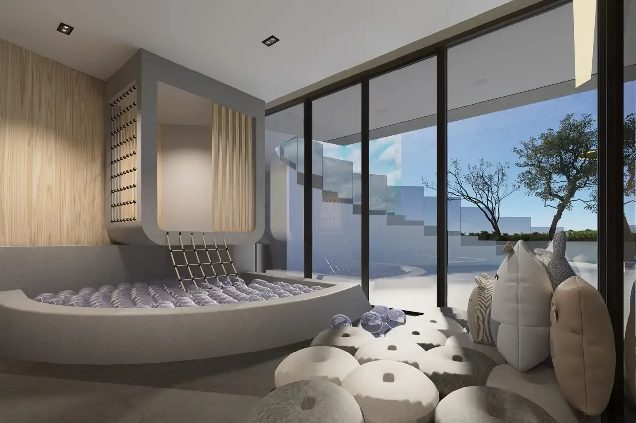 Лаундж-зона спа-центра CityGate De Phuket с мягкими креслами, Камала, Пхукет