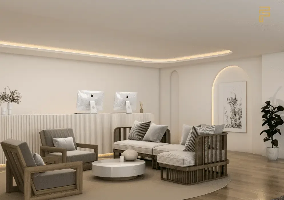 Лобби с ресепшен и зоной ожидания в кондоминиуме Fantasea Condo Kamala, Камала, Пхукет