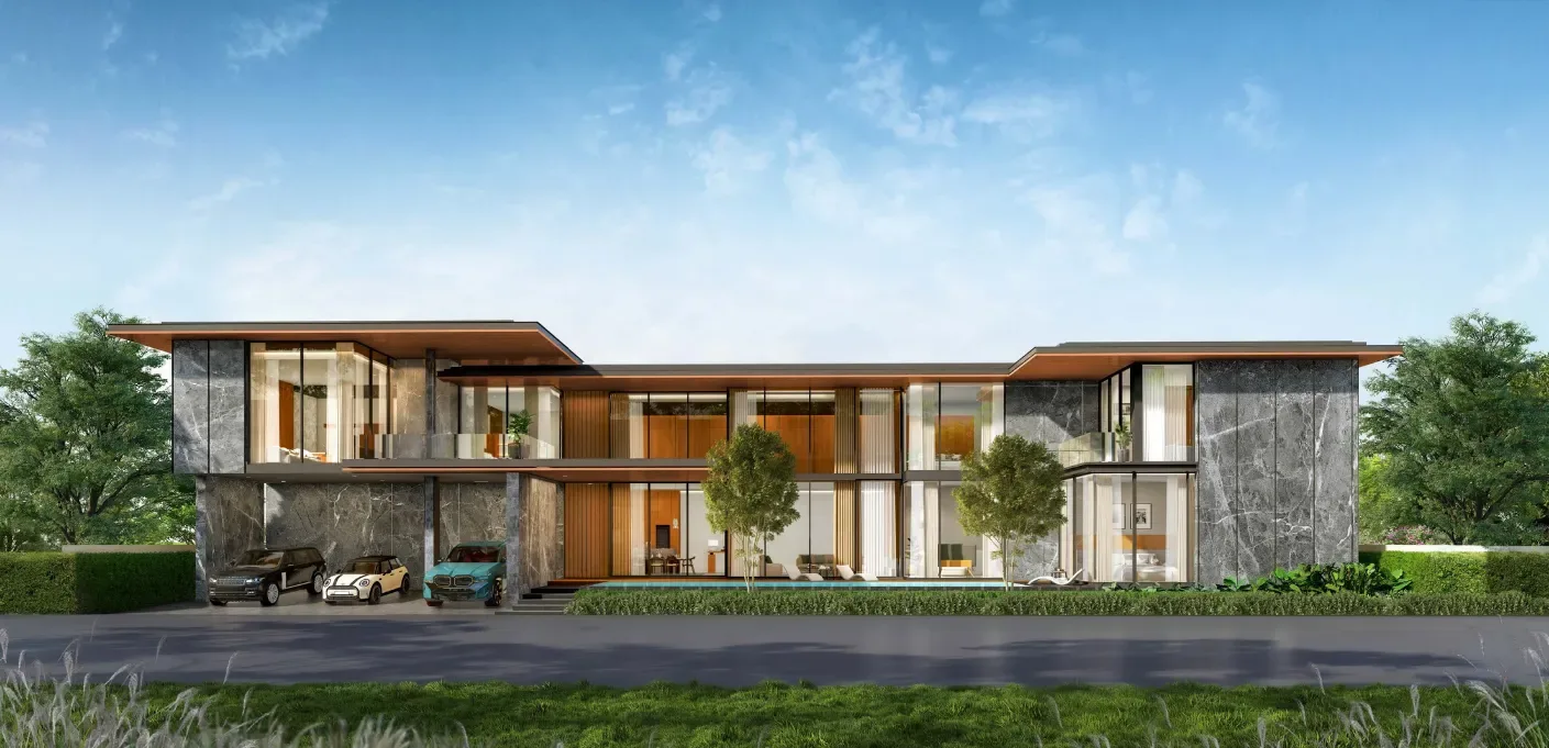 Вилла Elysia Grand с широким участком и плоской кровлей, Highland Park Pool Villas, Хуай-Яй, Паттайя