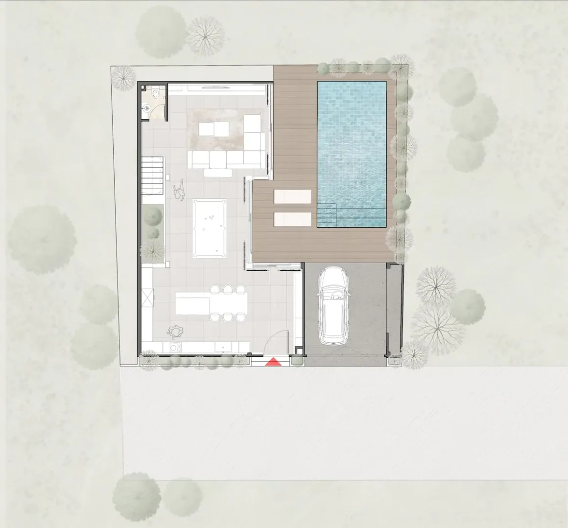 Планировка «4 спальни, участок 244 м²», Villa La Viola