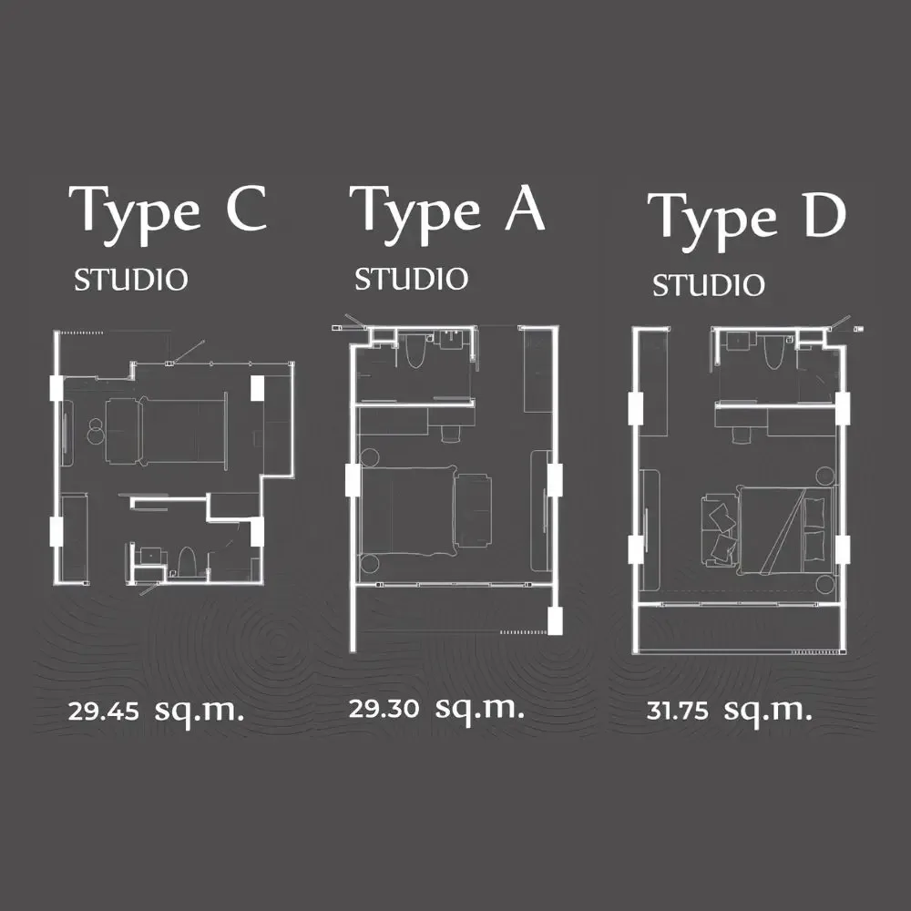 Планировка «Студия (типы A, C, D)», VIP Space Odyssey